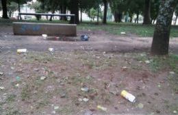 Plaza Moreno: Imágenes de domingos a la mañana